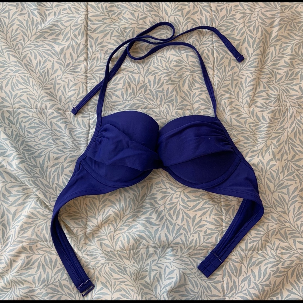 Aerie blue bikini top